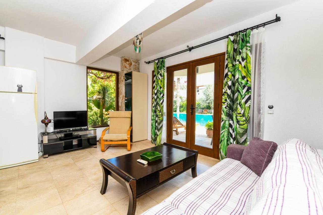 Ferienwohnung Duplex House With Shared Pool Near Beach In Kalkan Exterior foto